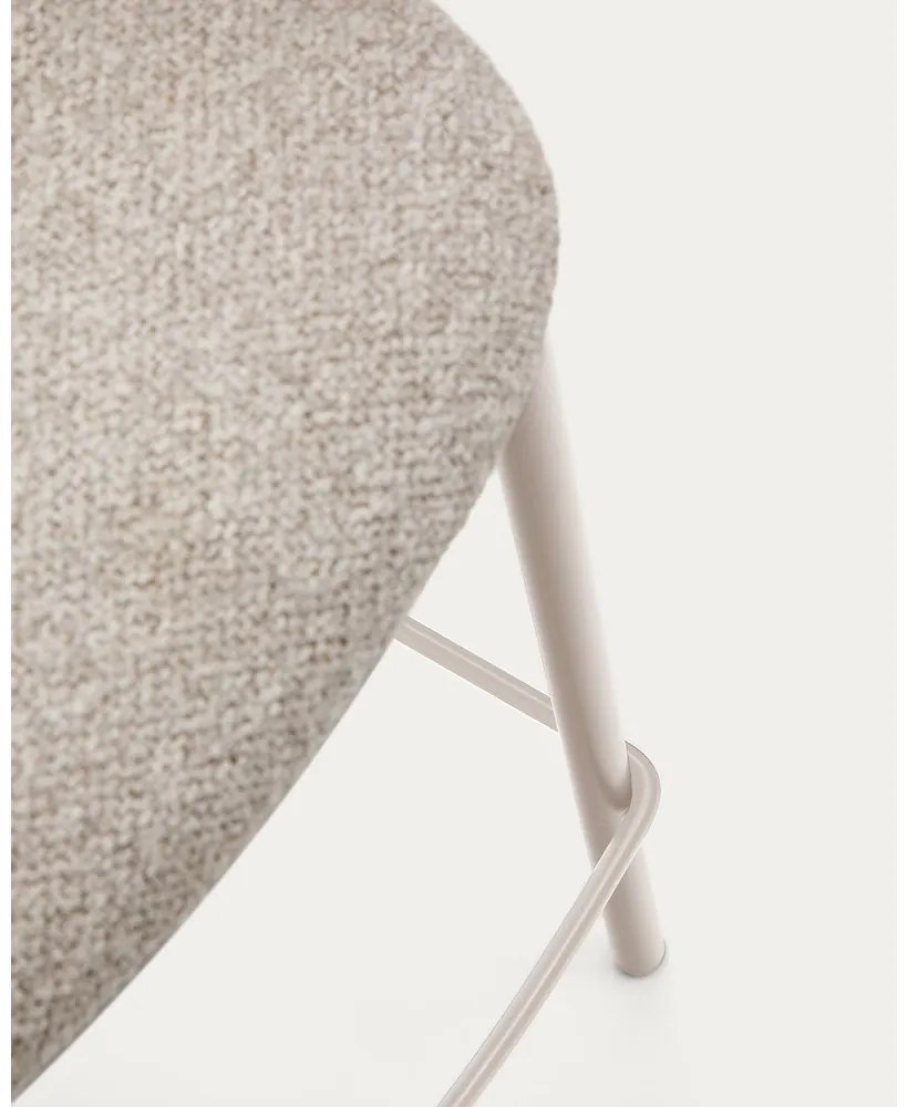 Elefántcsont színű bárszék (ülésmagasság 65 cm) Maina – Kave Home