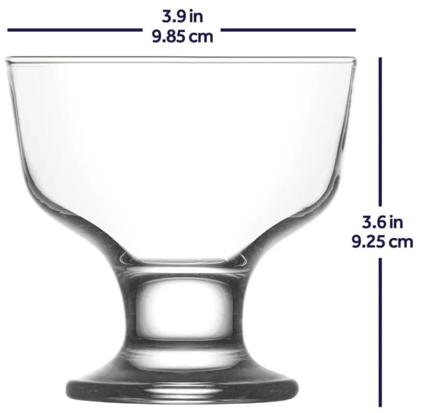 Üveg tálka szett 6 db-os 0.285 l – Hermia