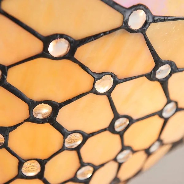 Endon 64300 - Felületre szerelt Tiffany PEARL csillár 3xE27/60W/230V, átmérő 37 cm