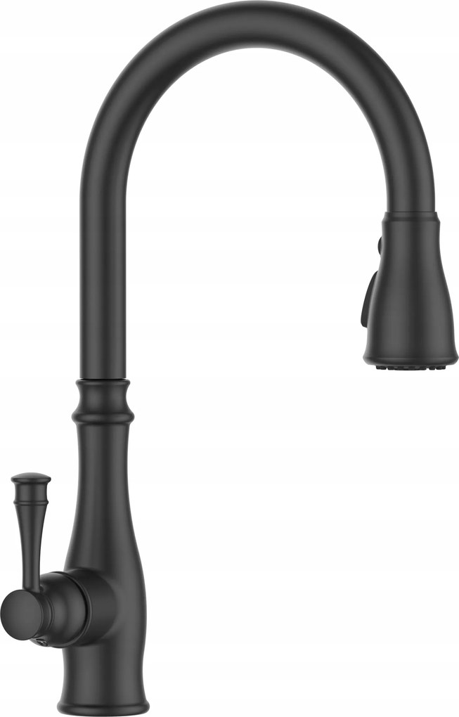 Ika Black Mat Ww Fekete Retro Konyhai Csaptelep