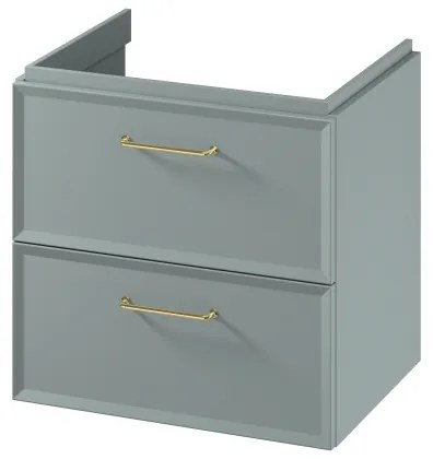 Cersanit S1021-003 - Függesztett mosdószekrény MILLE 60x45 cm mentaszínű