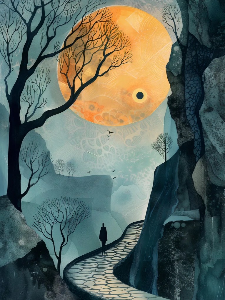 Poszter 75x100cm Az út rejtélye cél nélkül