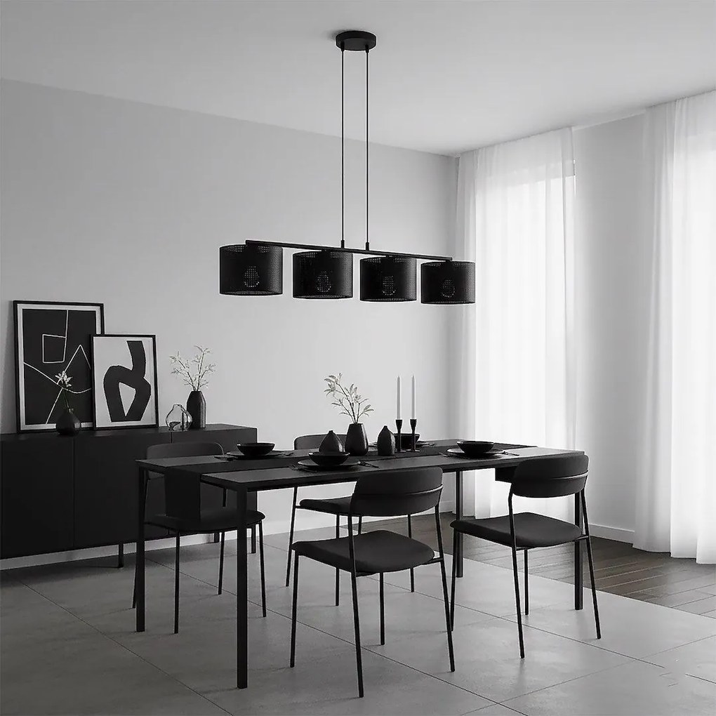 Emibig modern függeszték lux fekete emi1670/4