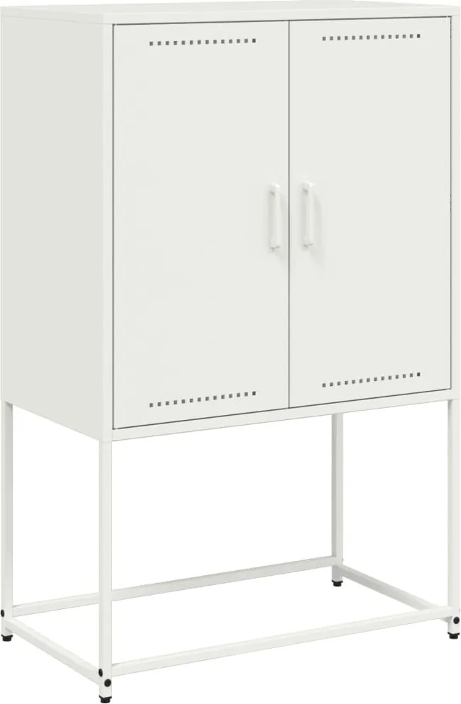 vidaXL fehér acél magasszekrény 68,5 x 38,5 x 107 cm