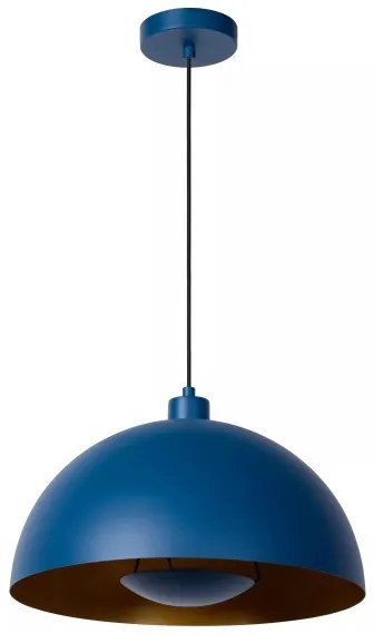 Lucide 45496/01/35 - Csillár zsinóron SIEMON 1xE27/40W/230V kék