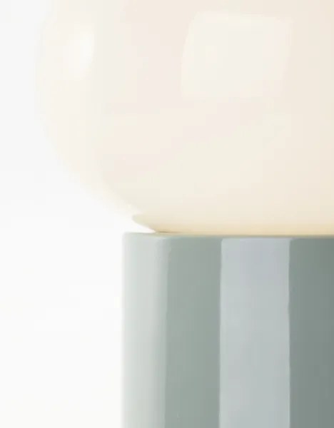 Brilliant - Asztali lámpa KNUT 1xE27/25W/230V zöld/fehér