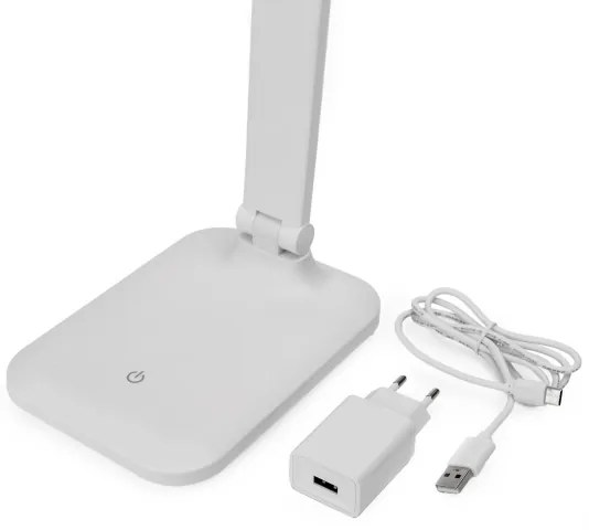 Dimmelhető, érintésvezérlésű LED asztali lámpa USB-porttal REMUS LED/5W/230V fehér