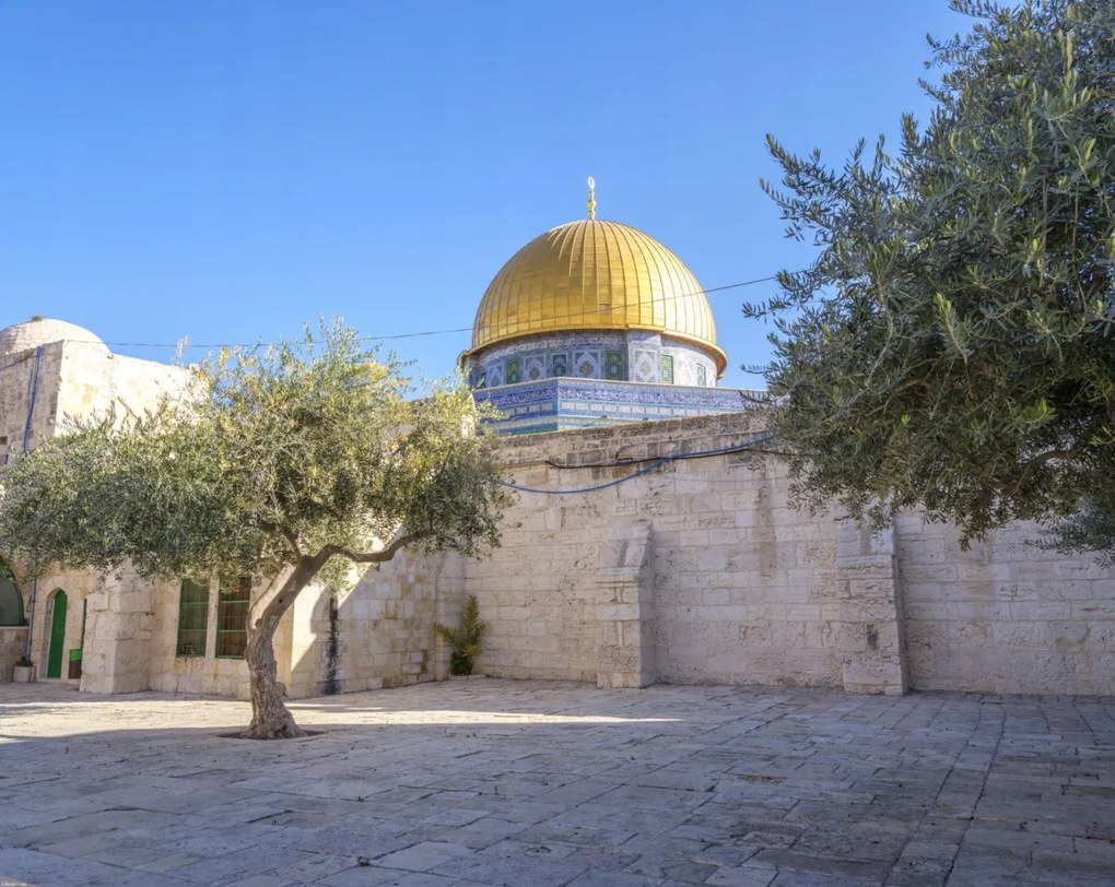 Poszter 76x60,5cm Al-Aksza mecset, Assaf Frank