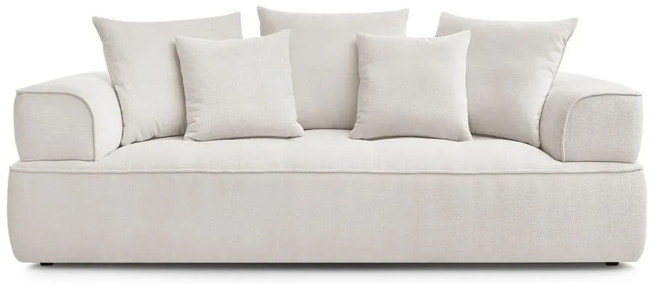 Bézs zsenília kanapé 237 cm Whesley – Bobochic Paris