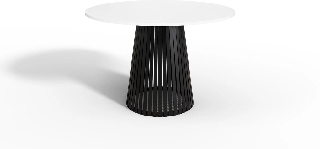 Vivo modern kerek asztal 90 cm fehér nappaliba és étkezőbe