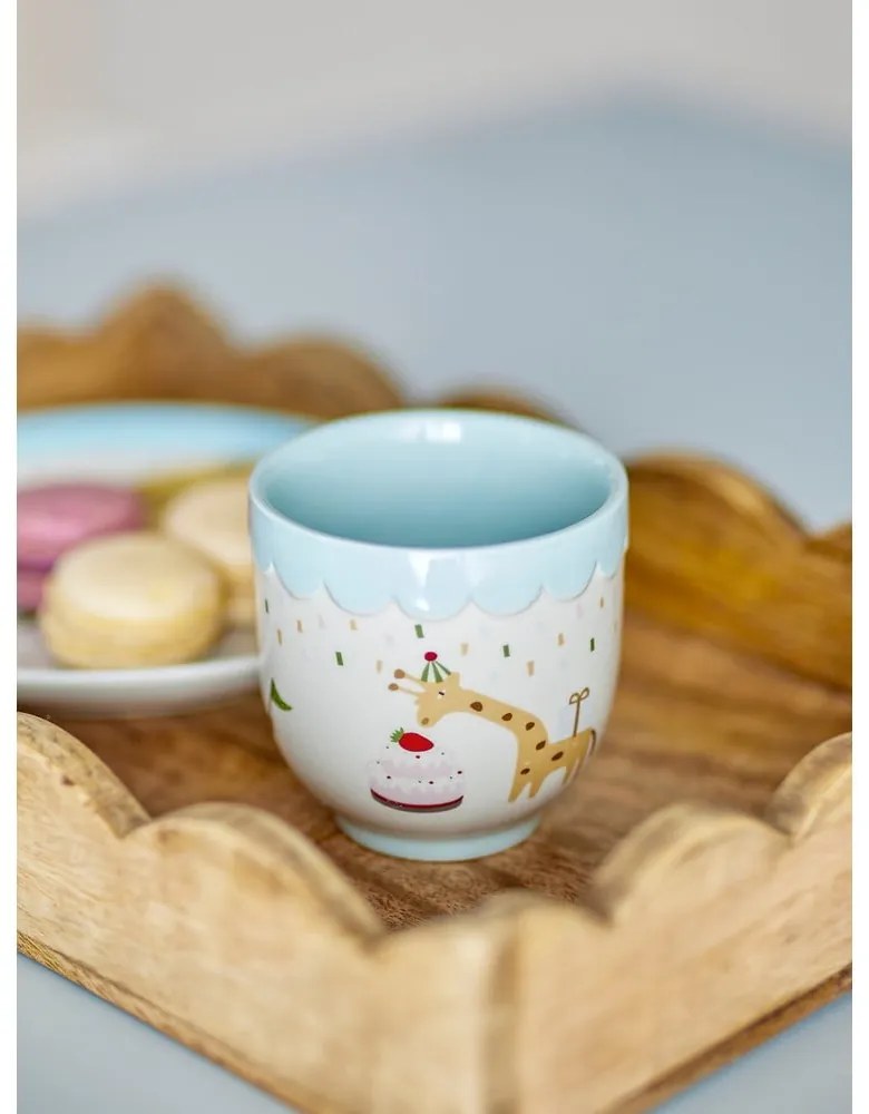 Kék-krémszínű kőedény gyerek bögre 150 ml Celebrate – Bloomingville Mini