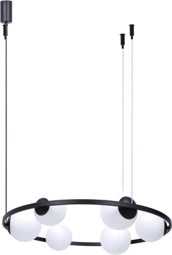 ZUMA LINE 5007 ORBIT Modern Függesztett Lámpa Fehér, Fekete E14/E27 IP20