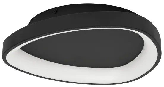 Eglo 901584 - LED Dimmelhető mennyezeti lámpa LORETELLO LED/12W/230V fekete + távirányító