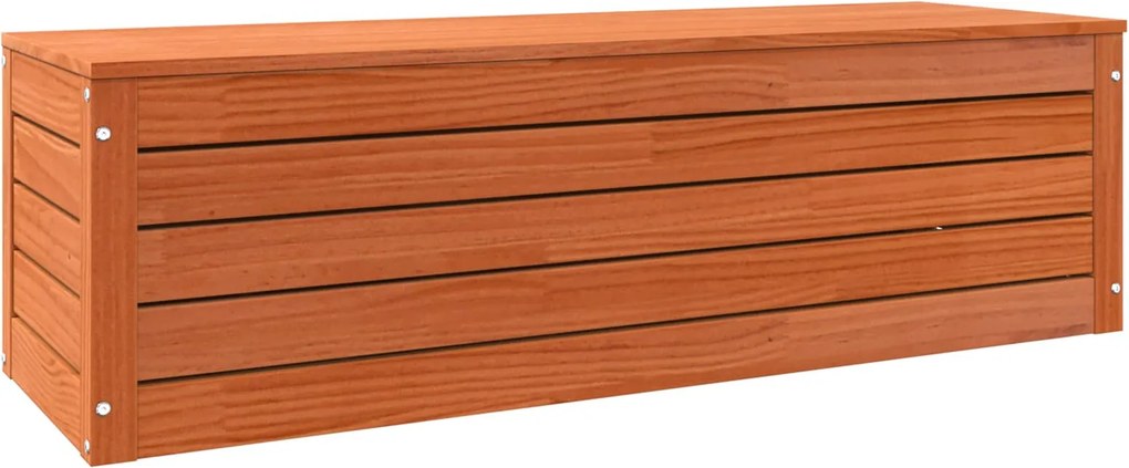 vidaXL Tároló Doboz Faggyú barna 109 x 36,5 x 33 cm Tömör fenyőfa