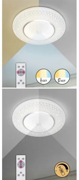 Rabalux 3254 - Fényerőszabályozható mennyezeti lámpa TORNADO LED/72W/230V + távirányító