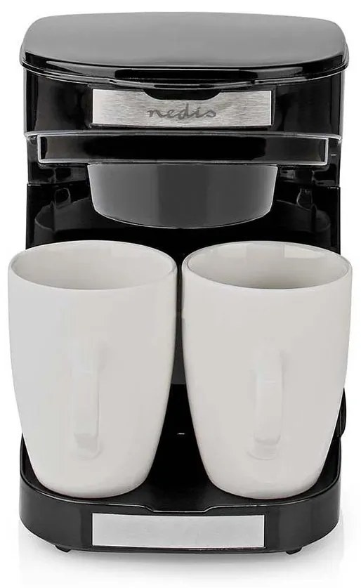 Nedis Nedis KACM140EBK - Kávégép két csészéhez 450W/230V 0,25 l NE0418