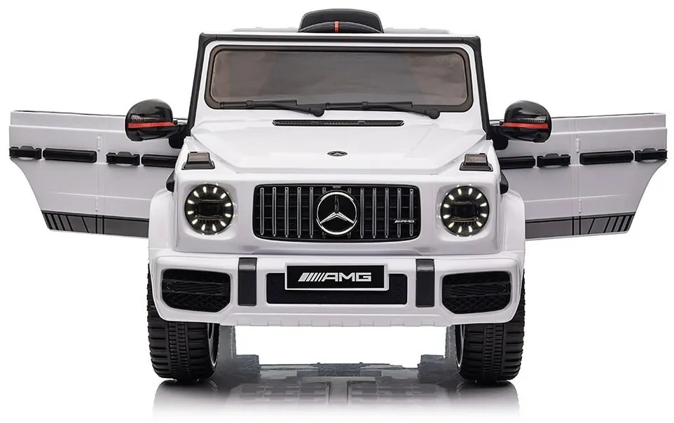 Baby Mix Mercedes-Benz, G63 AMG gyerek elektromos autó, fehér