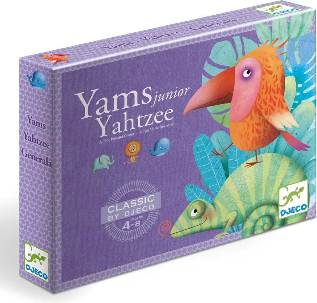 Társasjáték klasszikus - Junior kockapóker - Yams