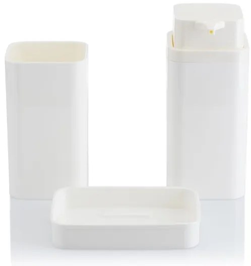 Fürdőszobai készlet SIERRA 5 db fehér