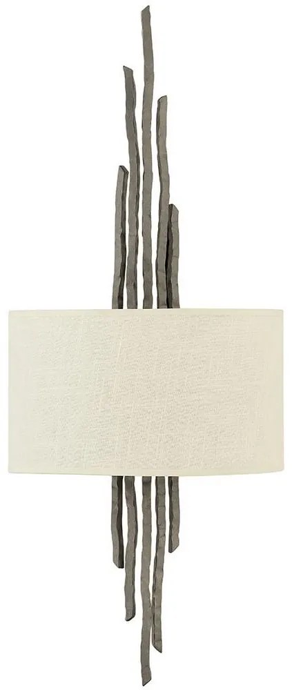 Hinkley - Fali lámpa SPYRE 2xE14/60W/230V szürke