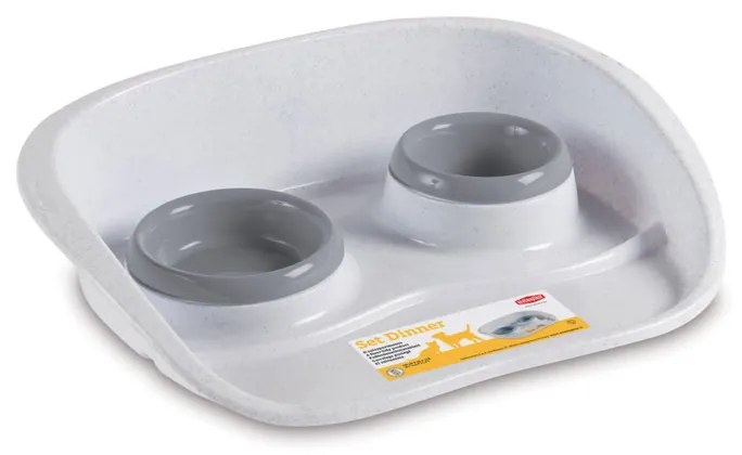 STEFANPLAST Dupla műanyag tál, 1x 300 ml + 1x 250 ml