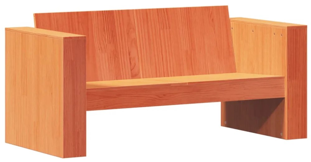 2 részes viaszbarna tömör fenyőfa kerti pihenőgarnitúra