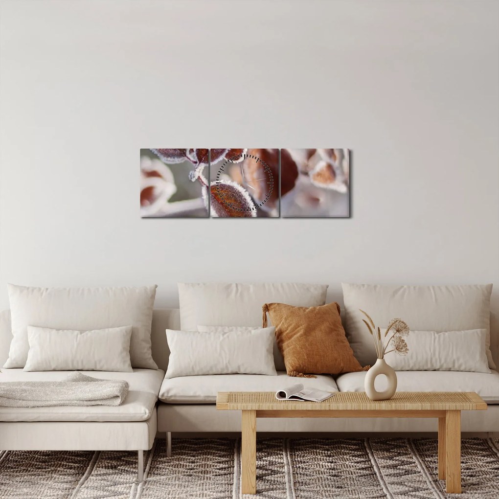 Kép - Levelek részlete (órával) (90x30 cm)