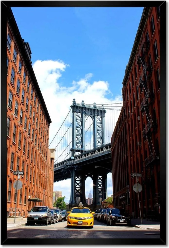 Poszterek keretben 40x60 Nyc Taxi