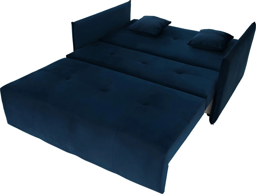 Kinyitható 3-as ülés, párizsi kék szövet Riviera, ALANA