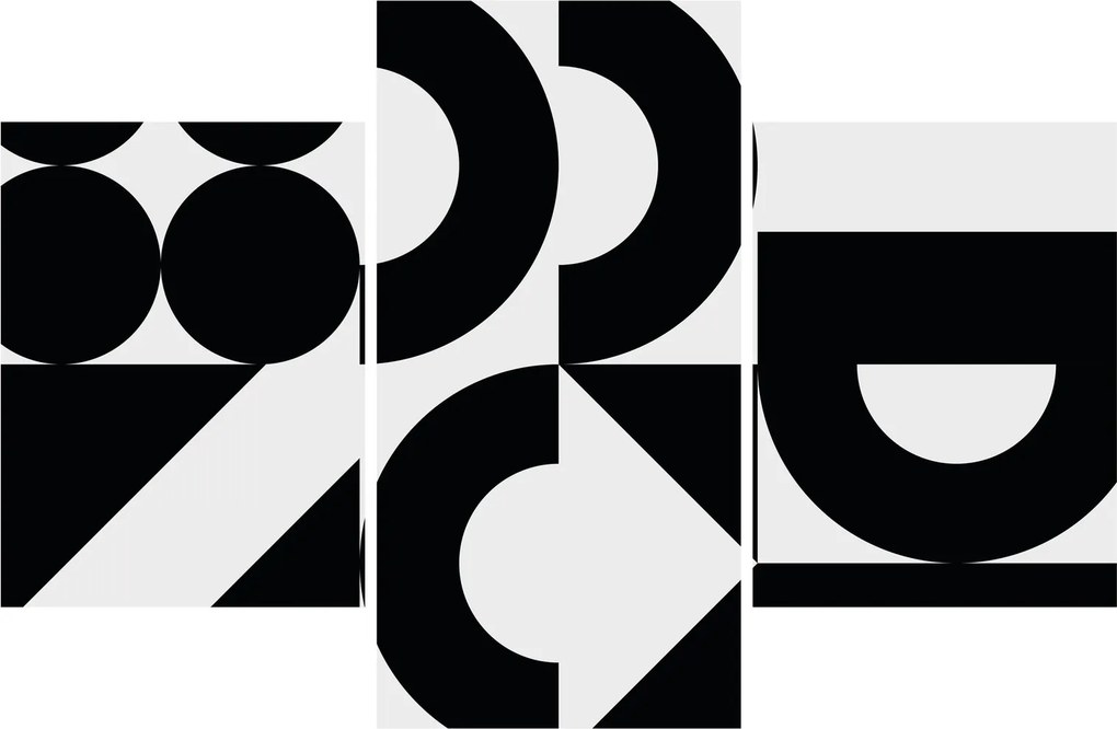 Kép - Geometriai absztrakció N⁰2 (90x60 cm)