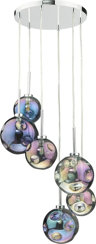 Dar Lighting modern függeszték mira csiszolt króm darmir0655