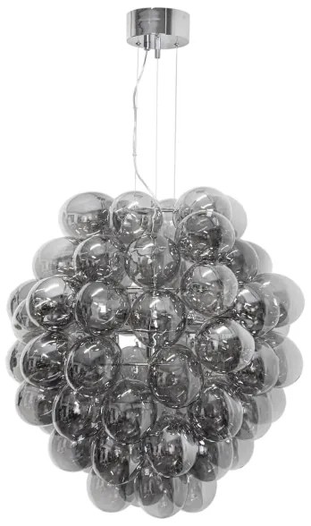 ByRydens 4202230-4500 - DELUXE zsinóros csillár 4xE14/5W/230V szürke/füstszínű