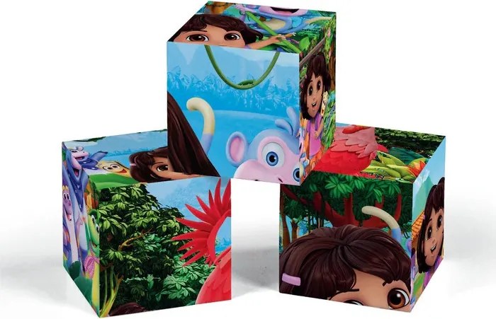 Dóra, a felfedező Jungle mesekocka 12 db-os Clementoni