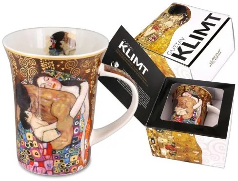 Porcelánbögre Klimt dobozban,350ml,Klimt:The Family