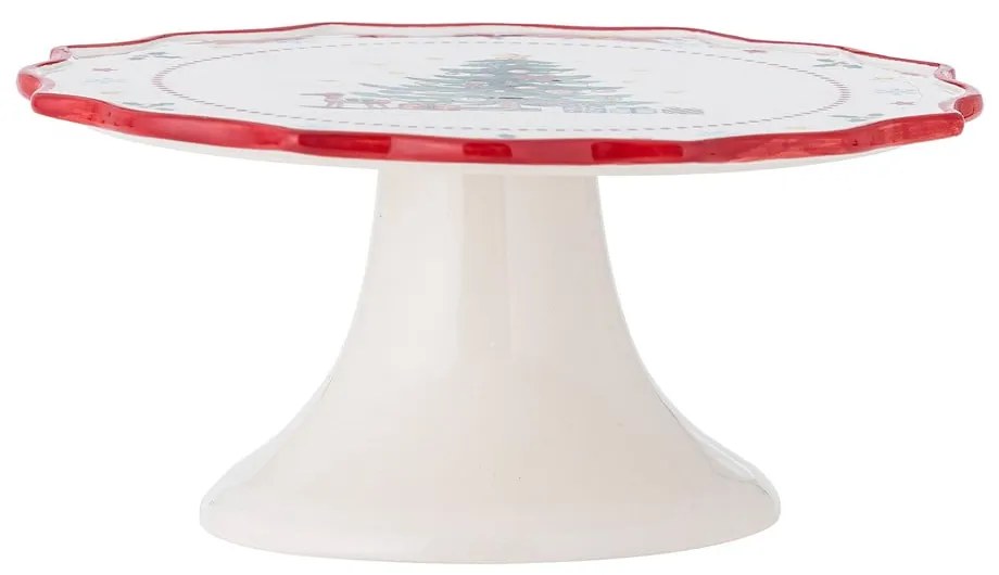 Kerámia emeletes kínálótálca karácsonyi mintával Naive – Bloomingville