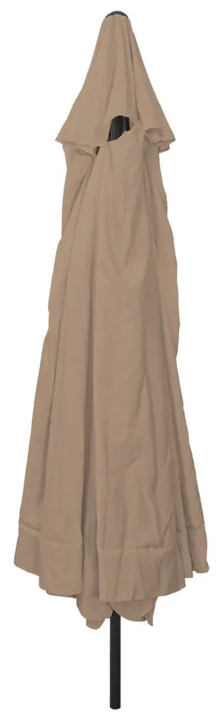Kert Napernyő ø395x245 cm Taupe