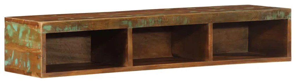 tömör újrahasznosított falra szerelhető TV-szekrény 100x30x19cm