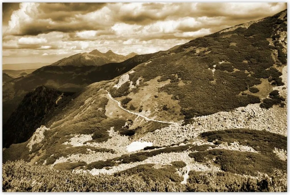 Poszterek 120x80 Tátra Lengyel hegyek Kilátás