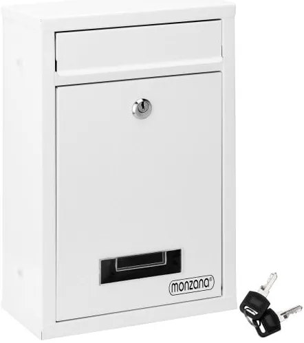 monzana® Postaláda 32x22x9 cm - fehér
