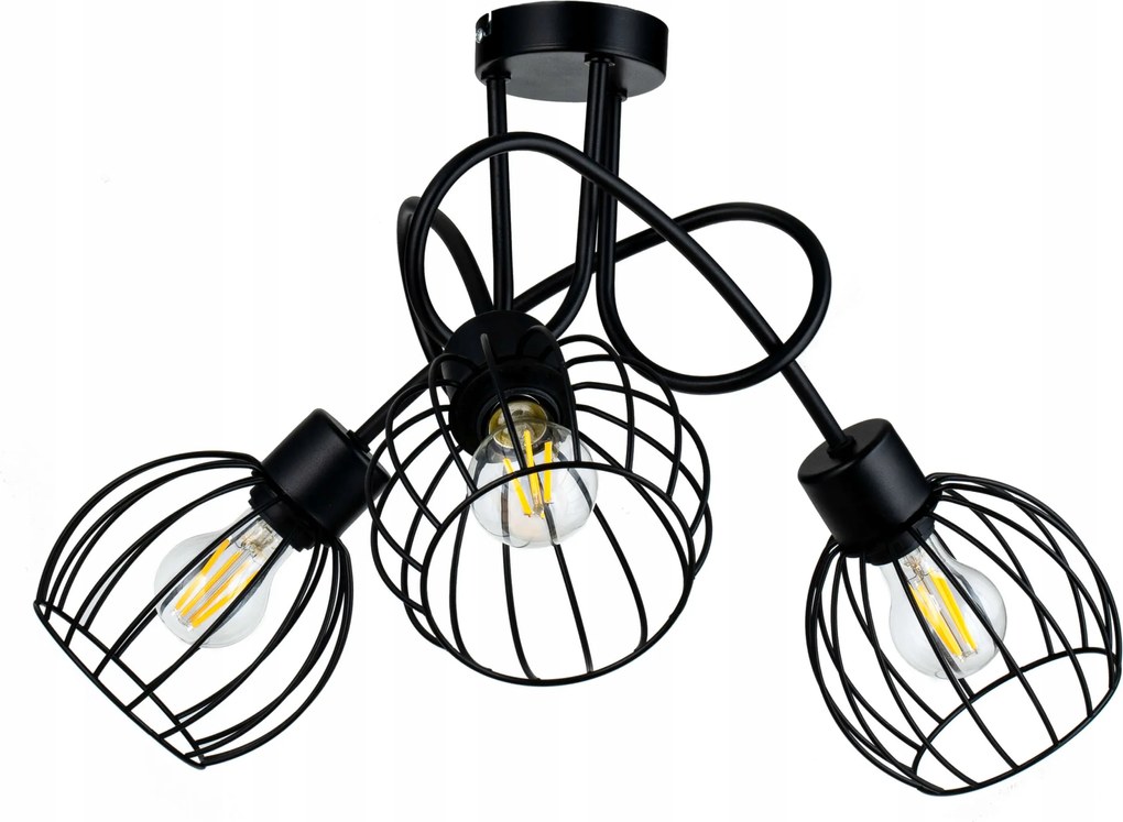 Mennyezeti Lámpa csillár Függő Loft drót Gömb 3