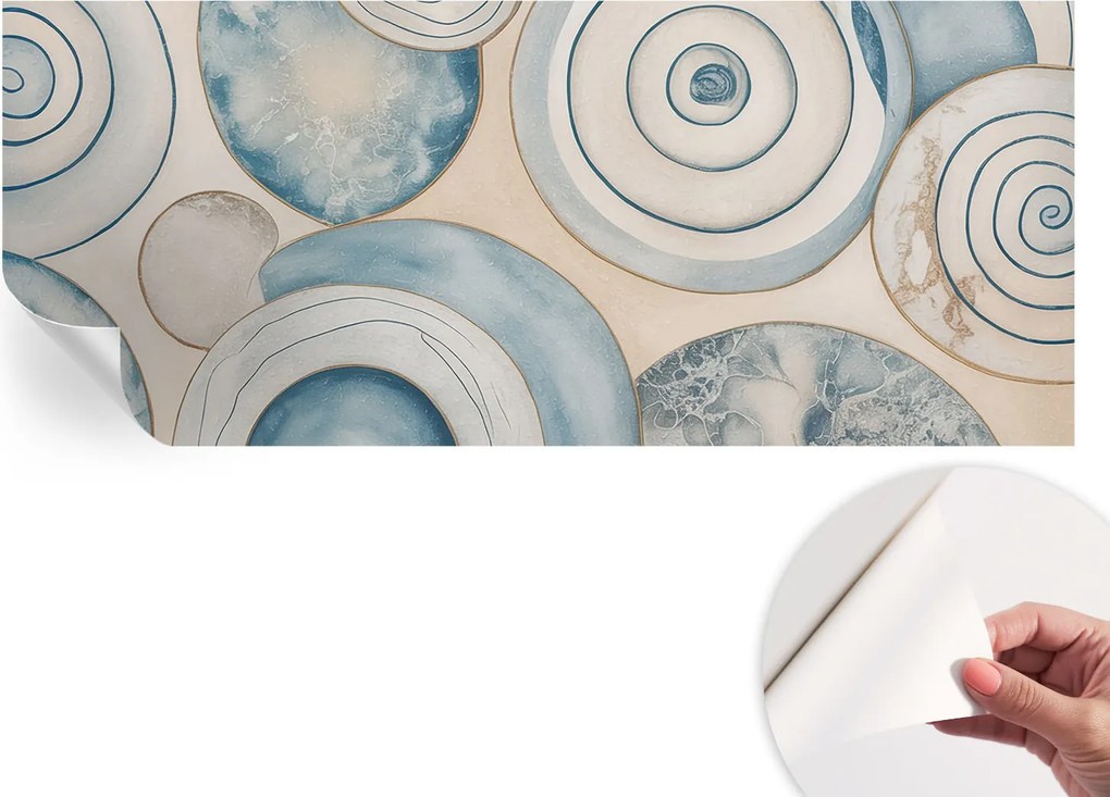 Dekoratív öntapadós fotótapéta irodába Spirál örvények 250x104 cm