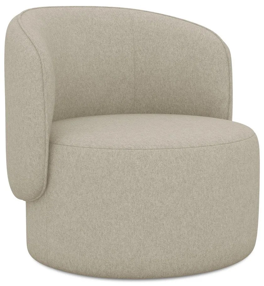 Bézs fotel Ipo – Makamii