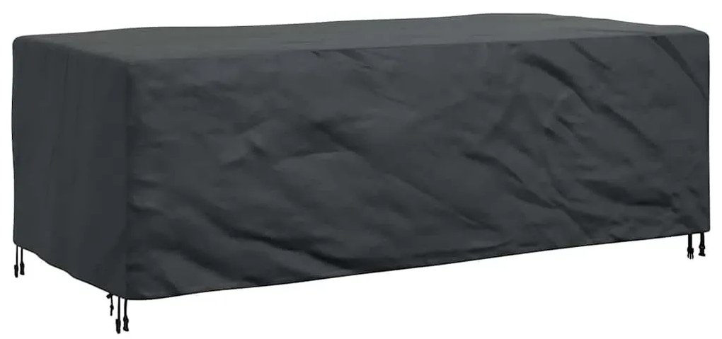 Kültéri bútorhuzat Fekete 220 x 110 x 70 cm 210D