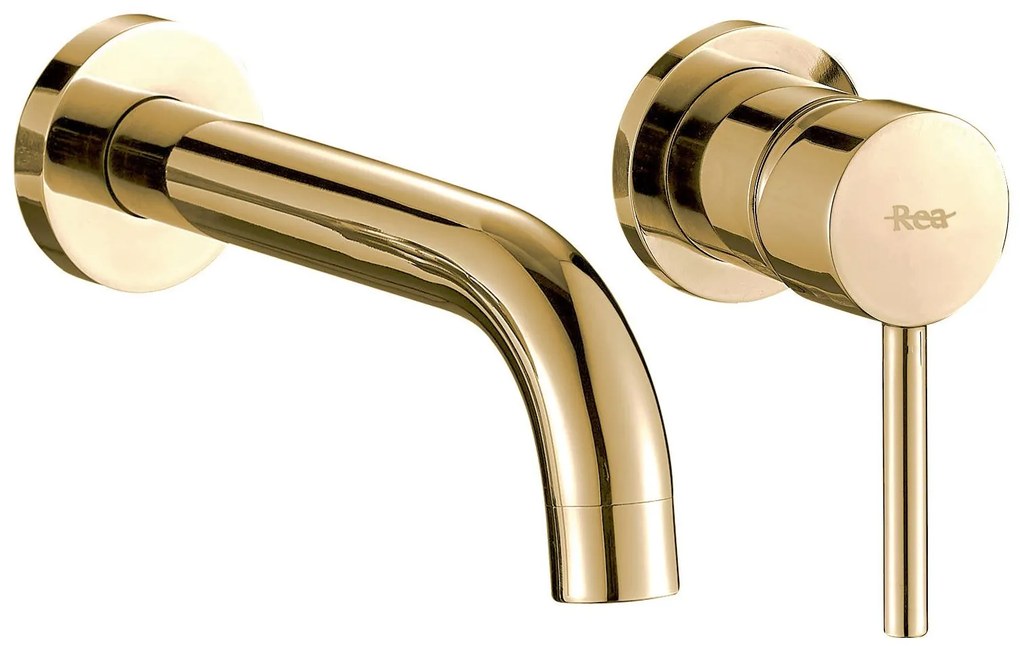 Falra szerelhető csaptelep Rea Lungo gold + box