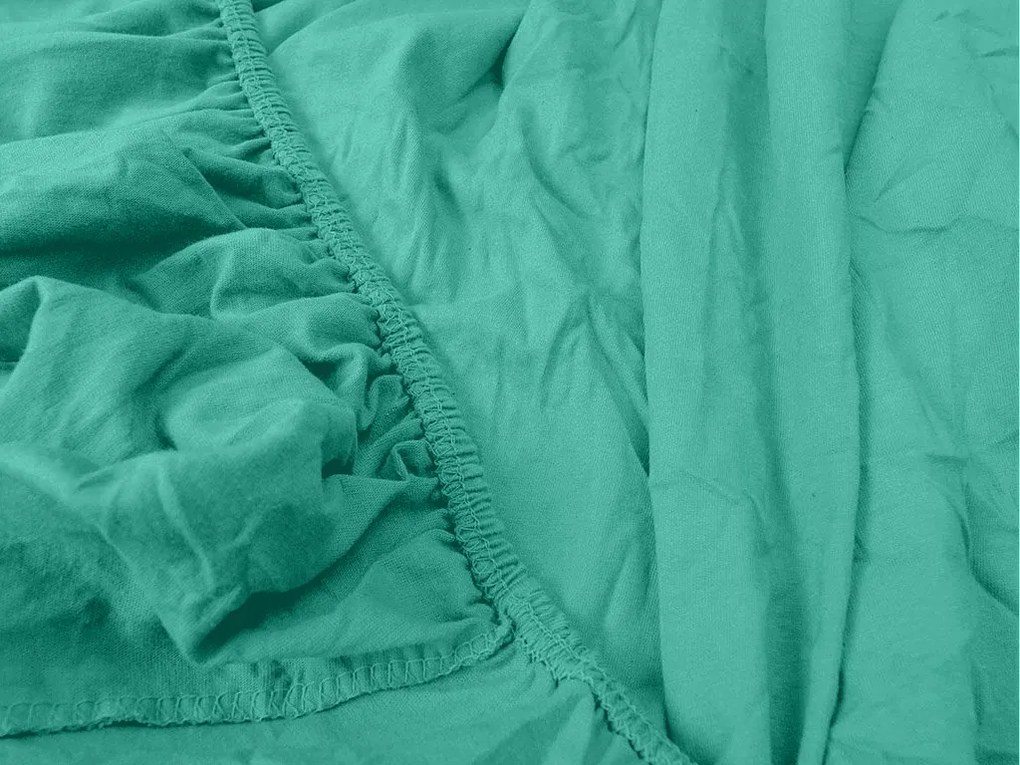 STANDARD Jersey mentol lepedő 180 x 200 cm
