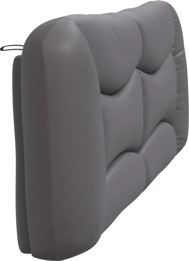 szürke műbőr fejtámla párna Hvar 200 cm