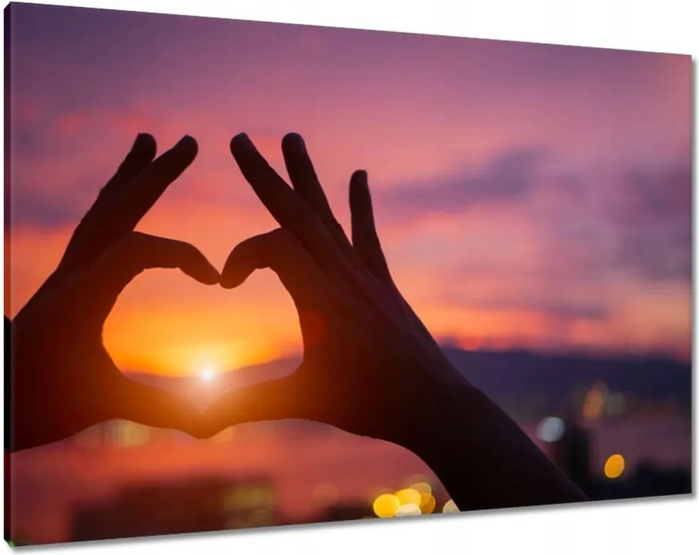 Vászonkép 100x70 Nőnap Ajándék Love