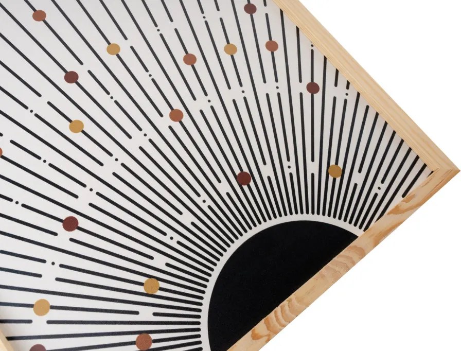 Huhu198 keretezett MDF falikép, 50 x 70 cm, 3 db-os szett