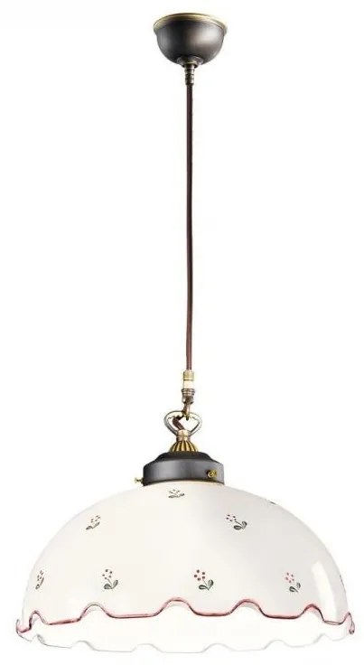 Kolarz 731.30.71 - Csillár zsinóron NONNA 1x E27/75W/230V piros