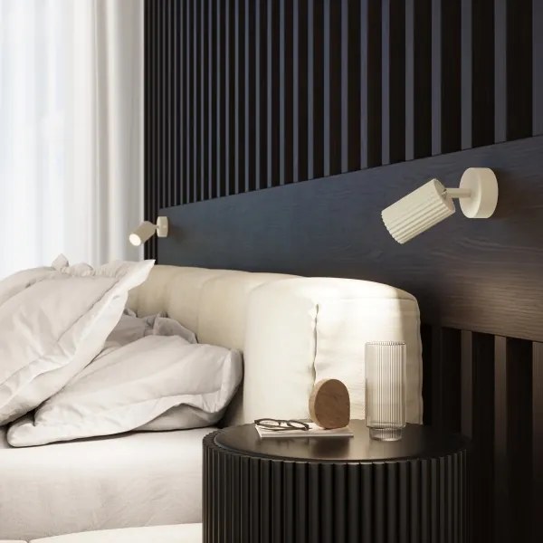 Sollux SL.1598 - Fali spotlámpa KARBON 1xGU10/10W/230V krémes